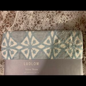 Velvet throw blanket-new-50”x60”
